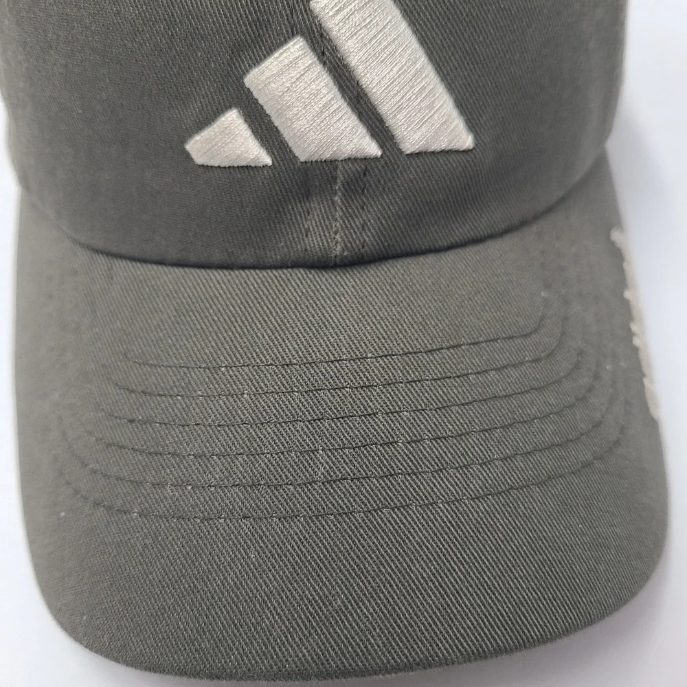 Youth Adidas Hat Strapback Green White Embroidered Logo Casual Cotton Sports Boy